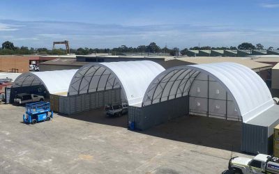 Eastern Treatment Plant Container Dome From Croft Structures Pty Ltd